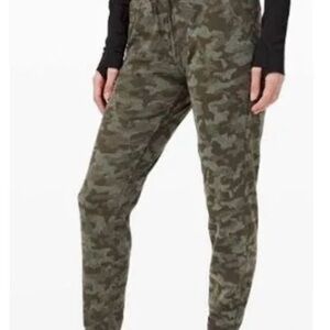 lululemon athletica Olive Camo Jogger Pants